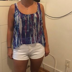 Show Me Your MuMu, high-low cropped tank